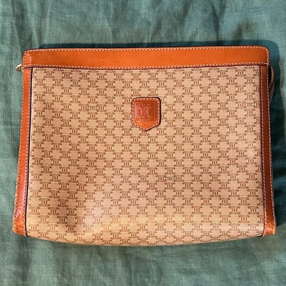 Vintage Celine Macadam Clutch - Picture 1 of 7